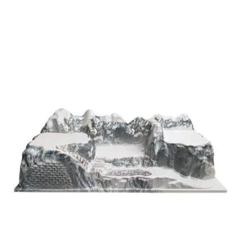 Paysage de montagne Mon Village Base Dolomites 78x38x29cm