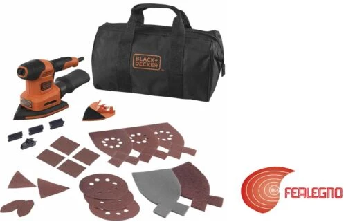 Puissance de la souris 200W Multi-ponceuse Black and Decker