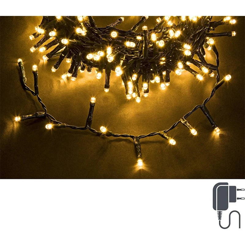 Lumières de Noël LED Classiques Fil Vert 760 LED