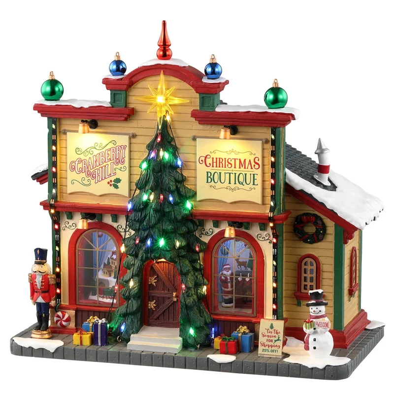Boutique de Noël de Cranberry Hill pour Village de Noël - Lemax Boutique de Noël de Cranberry Hill