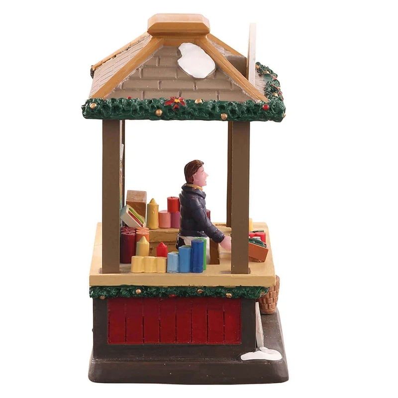 Lemax Bougies de Noël - Ambiance festive pour votre village de Noël - 14,2 x 10,6 x 8,5 cm