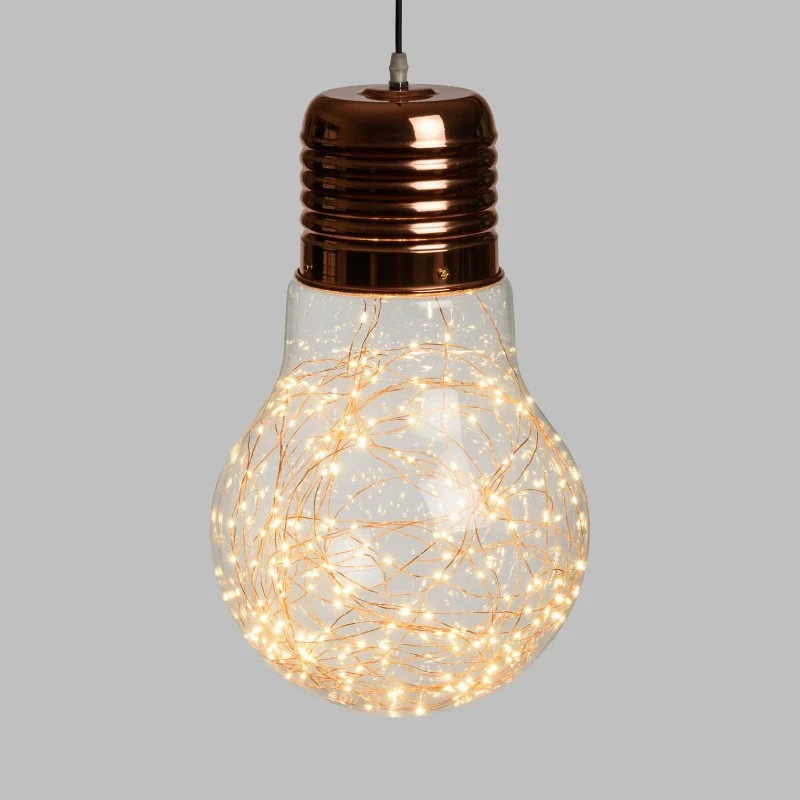 Ampoule Micro LED 180 Cuivre H45cm