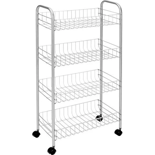 Chariot de rangement Polytherm 4 étages 41x26x86 cm