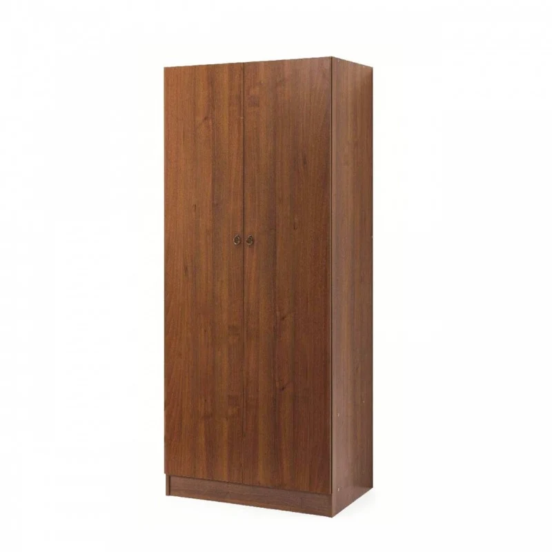 Armoire de chambre avec 2 portes en noyer antique 90x60xh 180