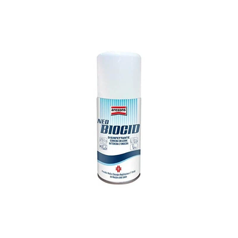 Arexons Neo Biocid Désinfectant Germicide Bactéricide 150 ml - Spray Désinfectant et Déodorant pour Pièces et Surfaces