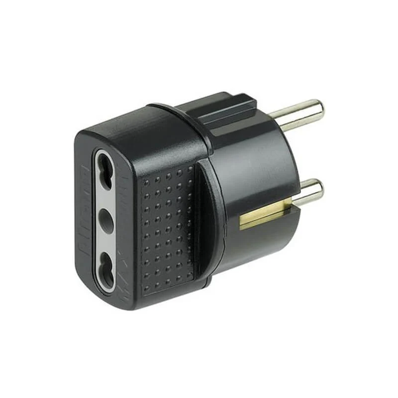 Adaptateur de prise Schuko et prise Bip pour prises standard allemandes, françaises et belges