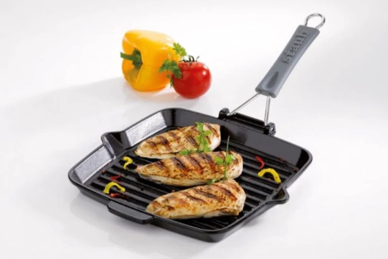 Grill fonte Staub carré 24cm