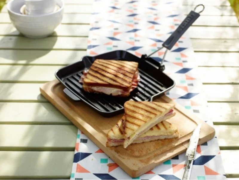 Grill fonte Staub carré 24cm