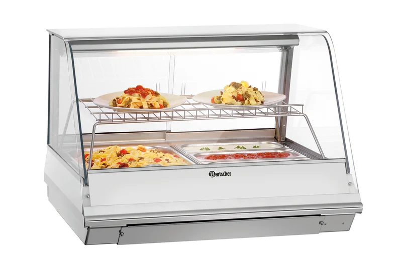 Vitrine chauffante de comptoir 2 GN 1/1 GN2110-R – Bartscher