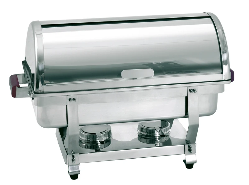 Chafing dish GN 1/1 couvercle Rolltop à gel – Bartscher