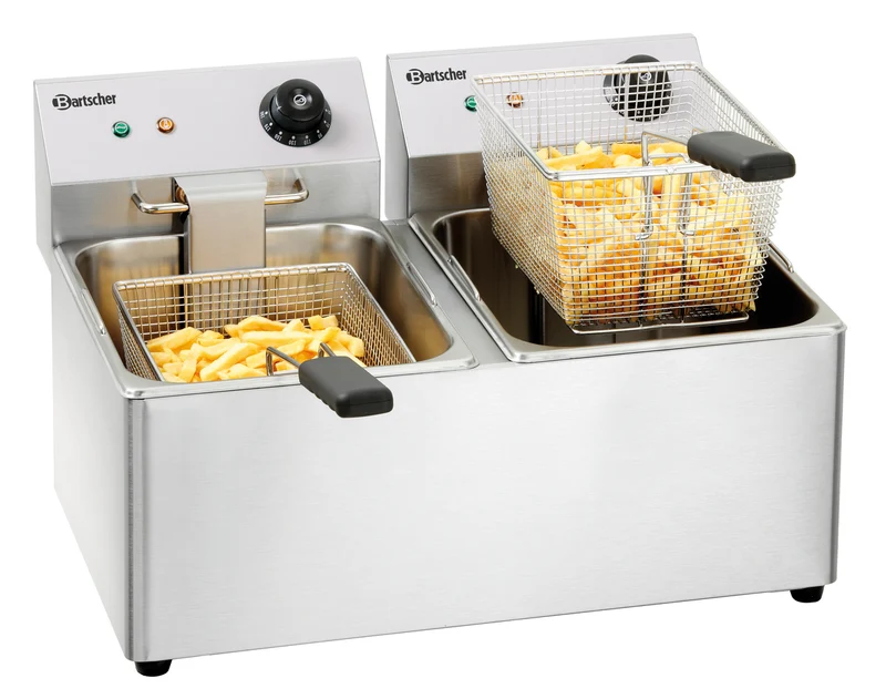 Friteuse électrique de table double 2×8 L SNACK IV – Bartscher