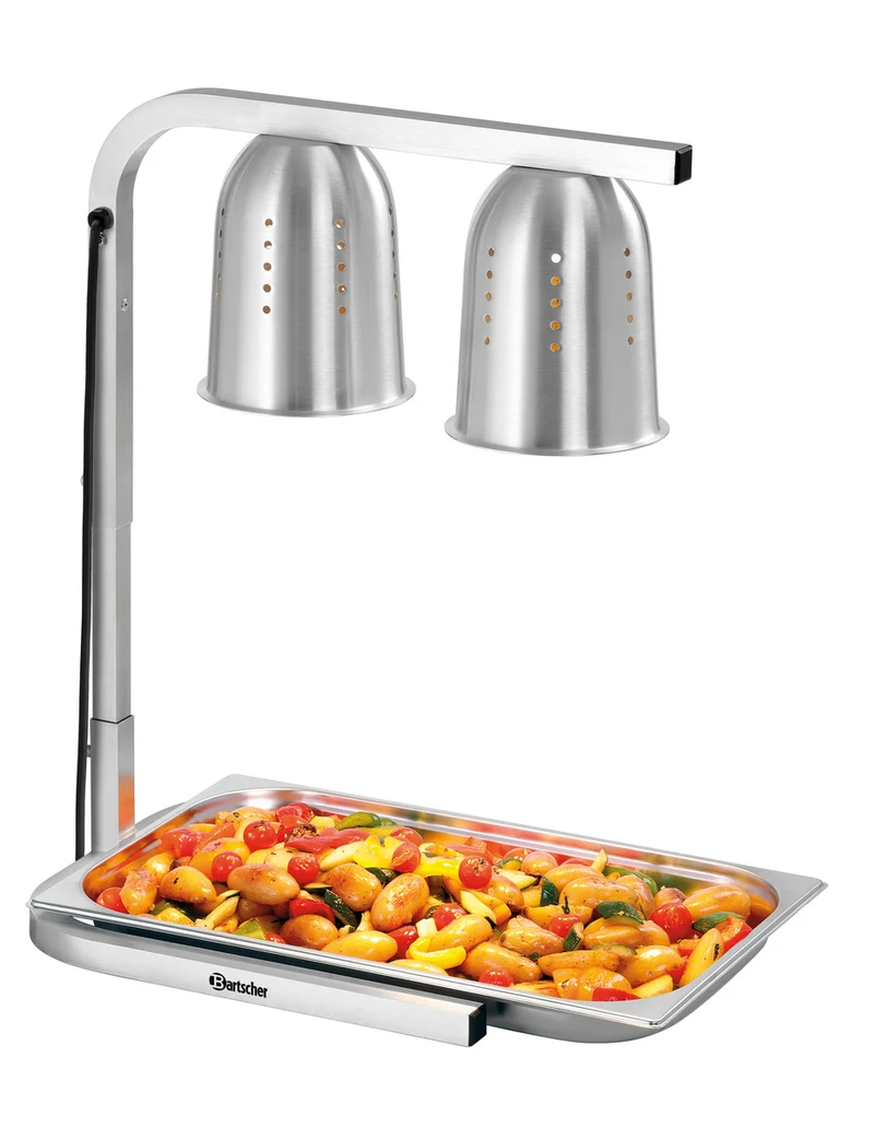 Pont chauffant 2 lampes GN 1/1 réglable en hauteur I2WL552 – Bartscher