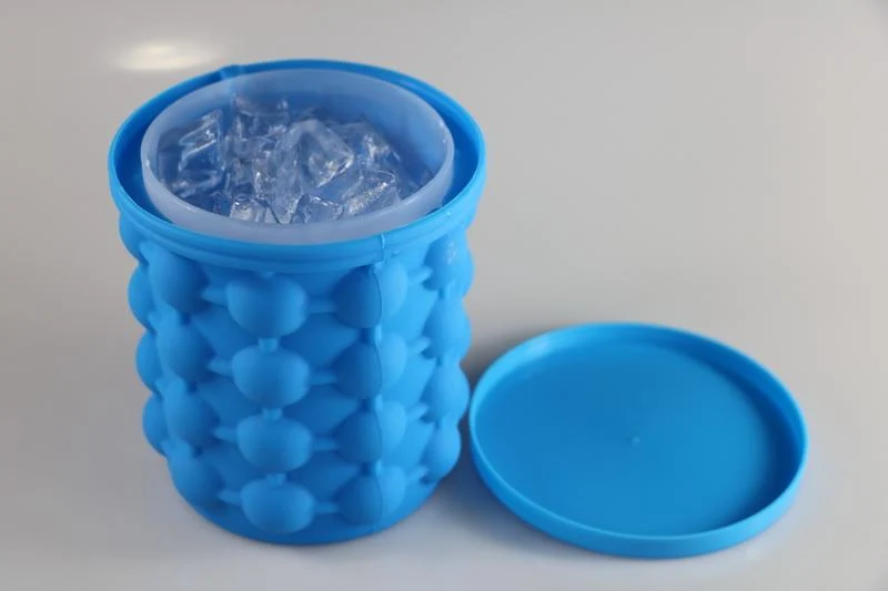 Grand Bac à Glaçon en Silicone avec Couvercle [120 cubes de glaçon]