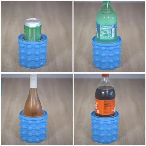 Grand Bac à Glaçon en Silicone avec Couvercle [120 cubes de glaçon]