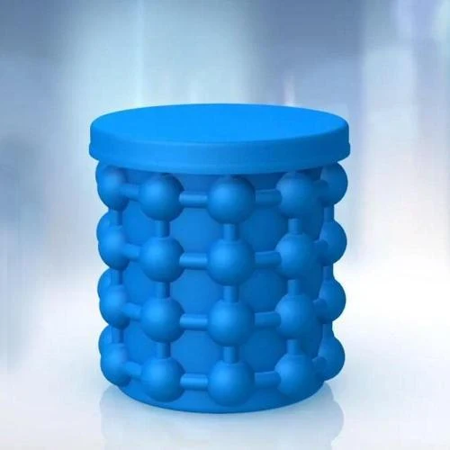Grand Bac à Glaçon en Silicone avec Couvercle [120 cubes de glaçon]
