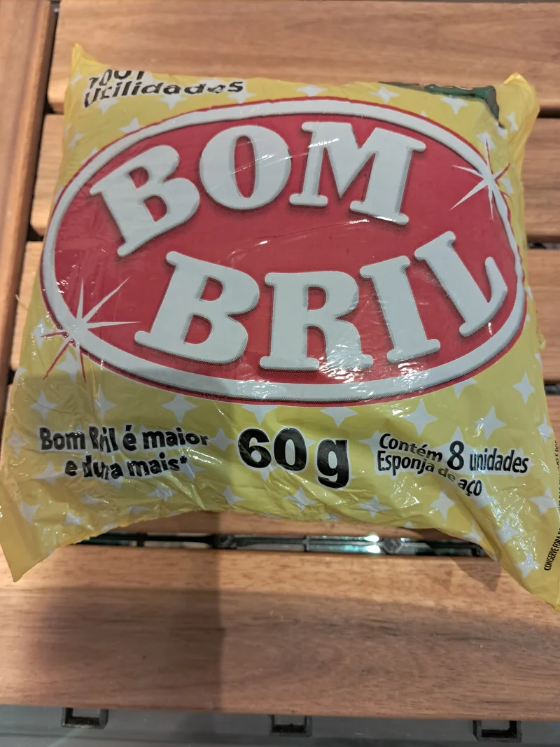 Éponge en Acier (Esponja de Aço) - BOMBRIL - 60g