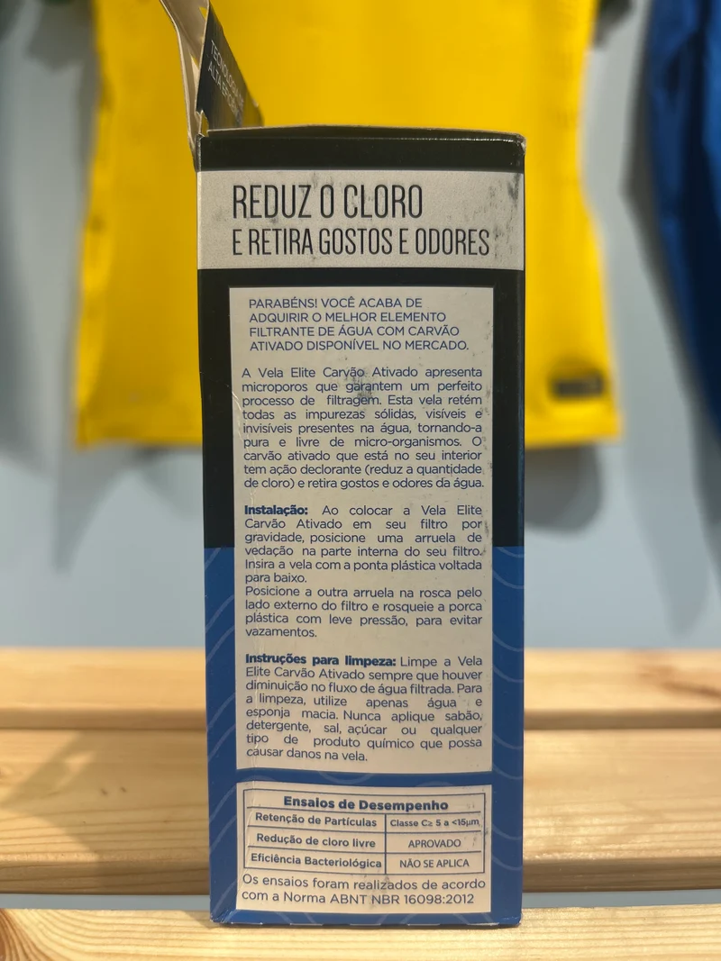 Bougie pour Filtre en Argile charbon actif (Vela para Filtro de Barro carvão Ativado) - ELITE - unidade