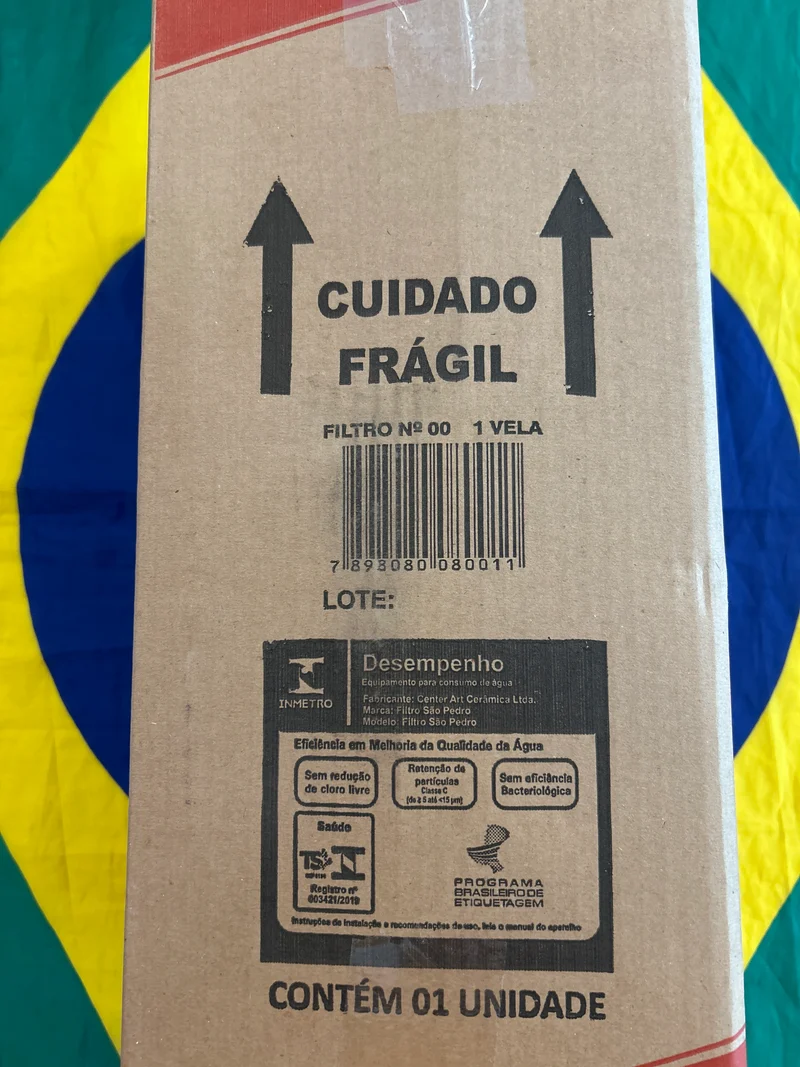 Filtre en Argile -(Filtro de Barro) - SÃO PEDRO - 2L