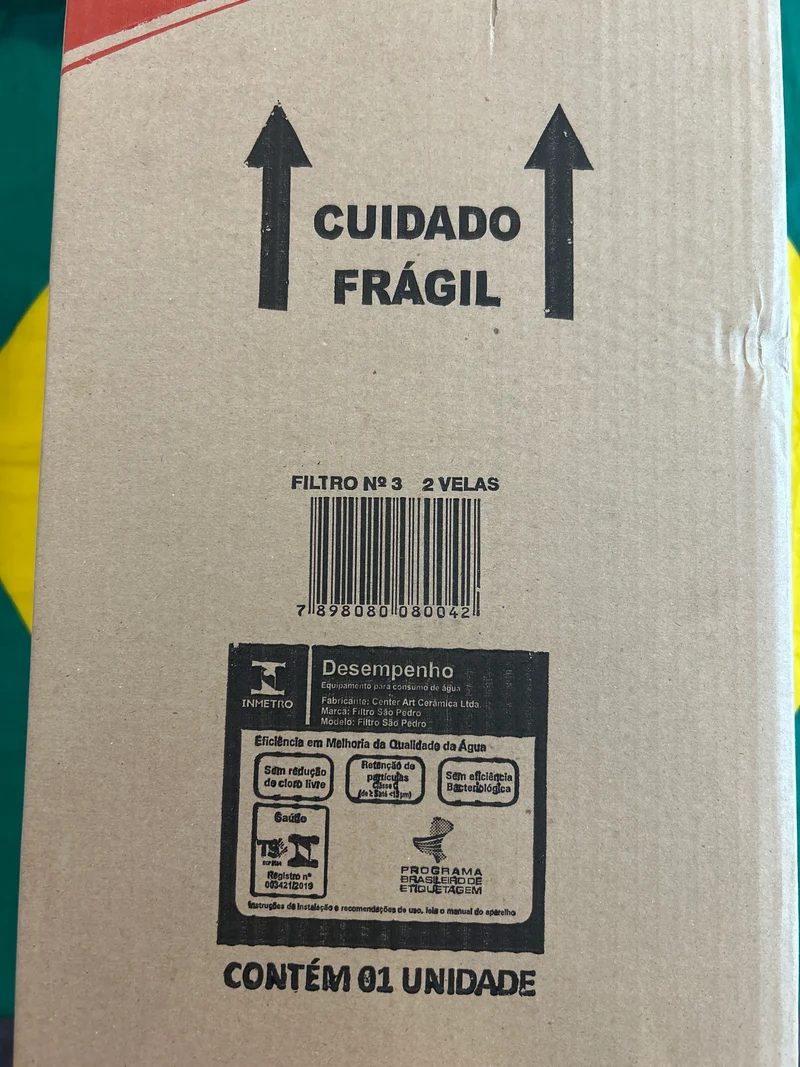 Filtre en Argile - (Filtro de Barro) - SÃO PEDRO - 8L