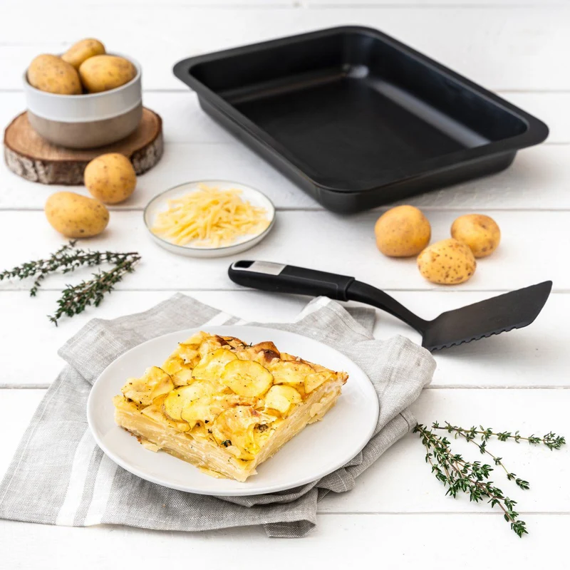 Lot de 2 plats à four rectangulaires 33 x 25 cm et 24 x 18 cm Zenker Special Cooking