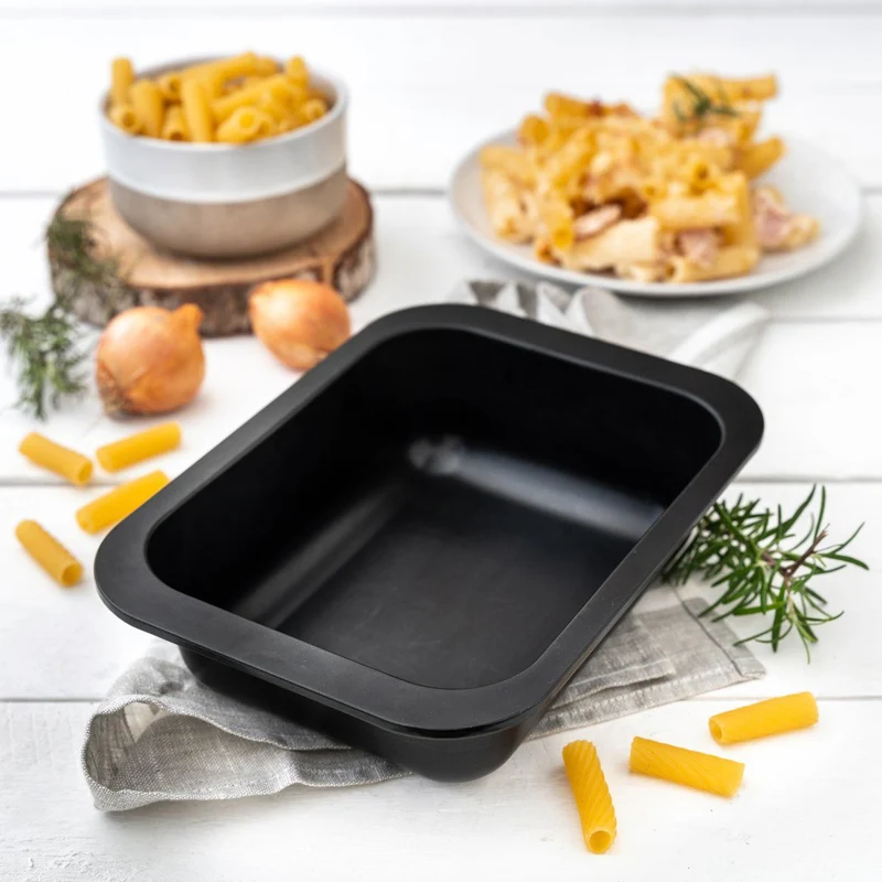 Lot de 2 plats à four rectangulaires 33 x 25 cm et 24 x 18 cm Zenker Special Cooking