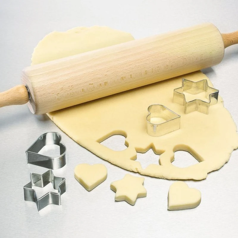 Rouleau à pâtisserie en bois 43 cm Dr. Oetker Baker Edition