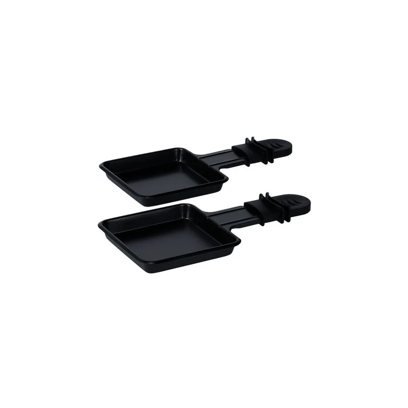 Appareil à raclette pour 2 personnes avec poêlons et spatules Rotel