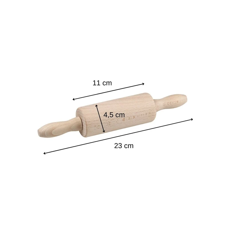 Mini rouleau à pâtisserie en bois 23 cm Zenker
