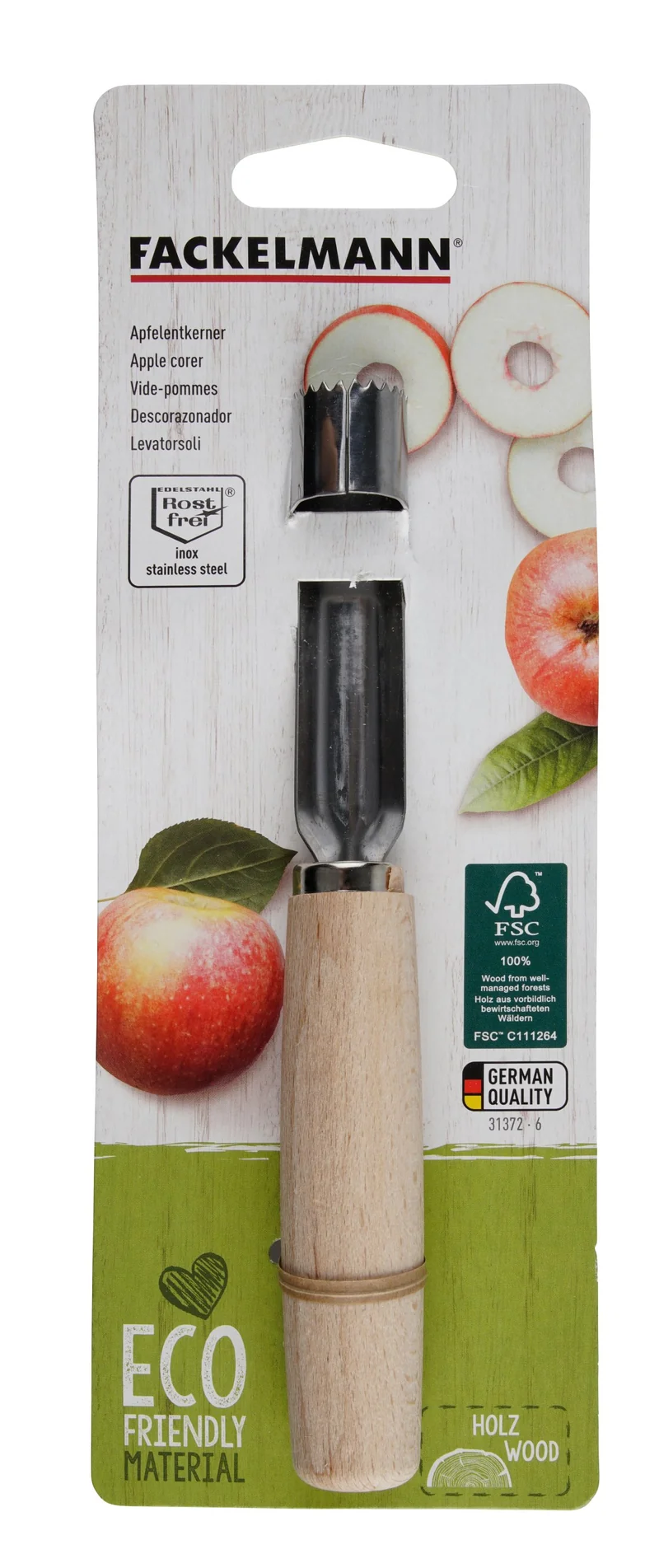 Vide pomme bois de hêtre FSC Fackelmann Nature