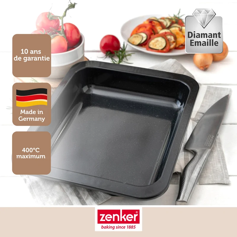 Plat à four rectangulaire 33 x 25 x 5 cm Zenker Special Cooking