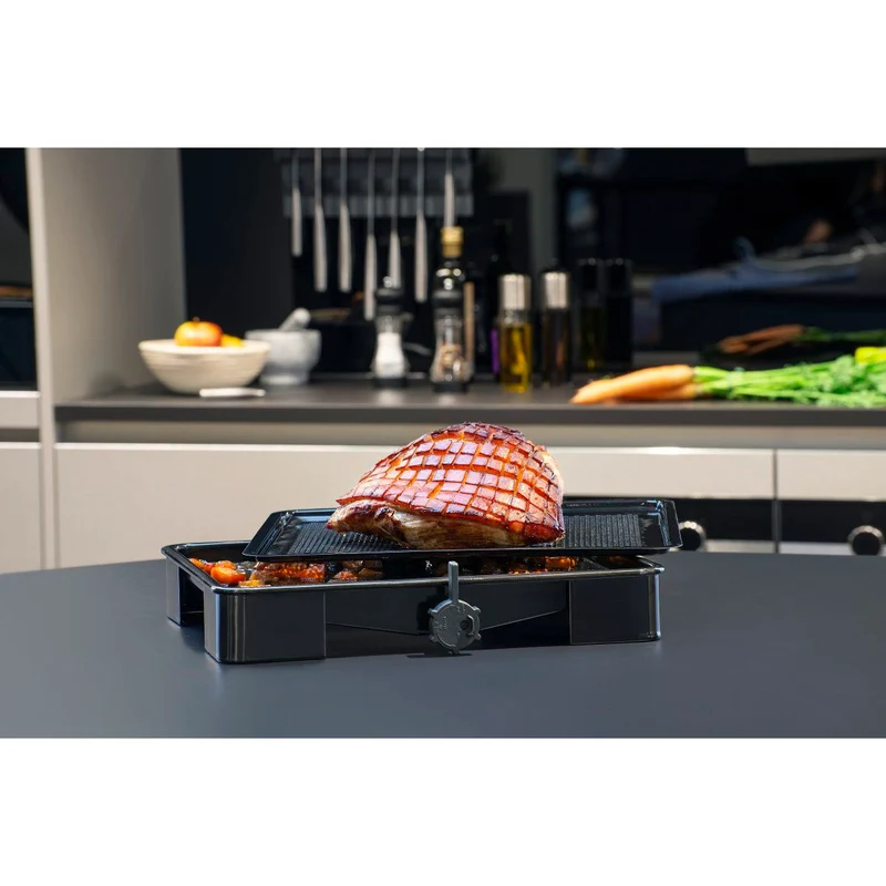 Plat de cuisson four pour rôti avec bac de récupération du jus de 3 litres 39 x 33 cm Zenker Special Cooking