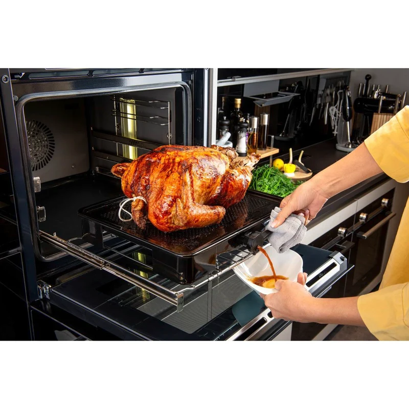 Plat de cuisson four pour rôti avec bac de récupération du jus de 3 litres 39 x 33 cm Zenker Special Cooking