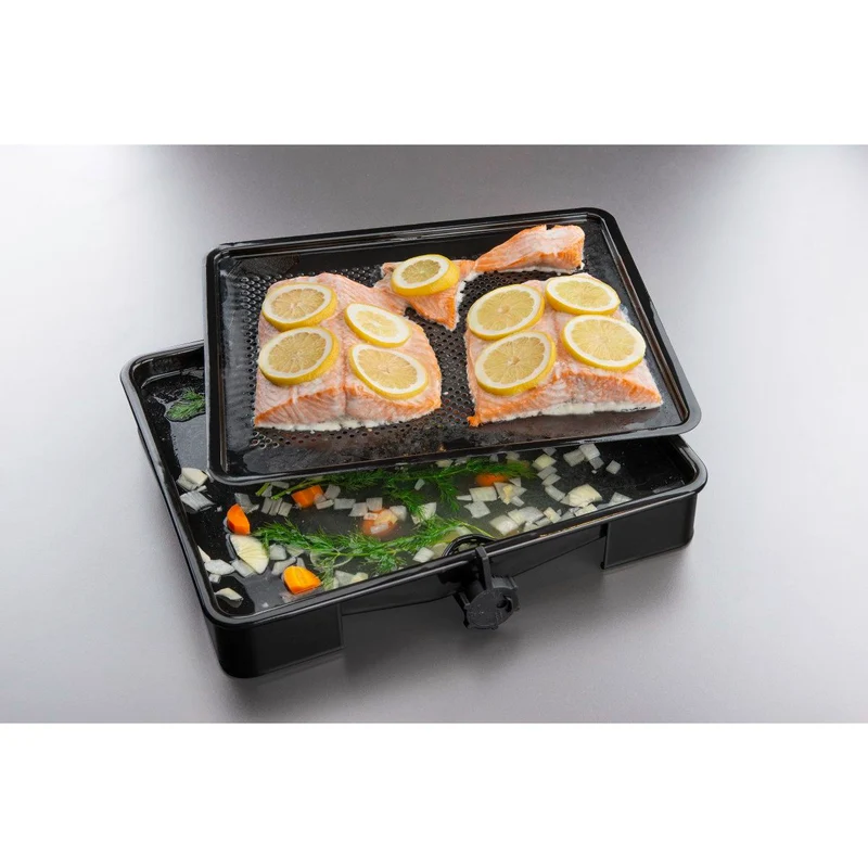 Plat de cuisson four pour rôti avec bac de récupération du jus de 3 litres 39 x 33 cm Zenker Special Cooking