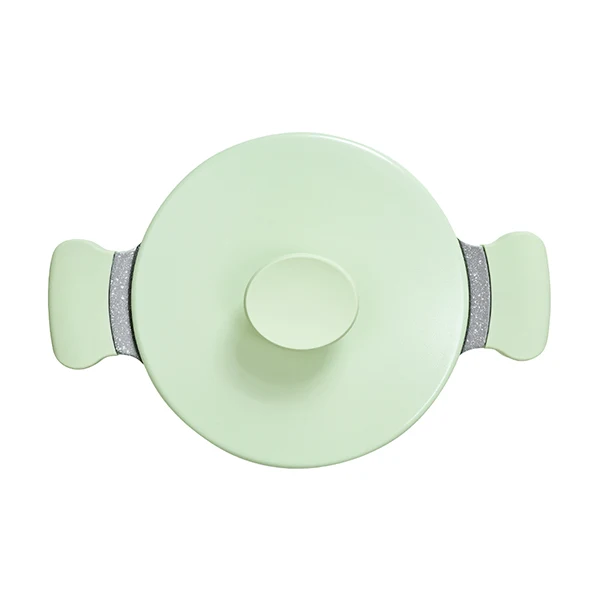 AKIS - LE MACARON Küchenset aus Aluminiumguss 3tlg. Topf+Pfannen Grün