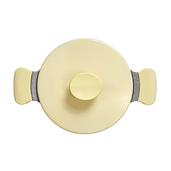 AKIS - LE MACARON Küchenset aus Aluminiumguss 3tlg. Topf+Pfannen Gelb