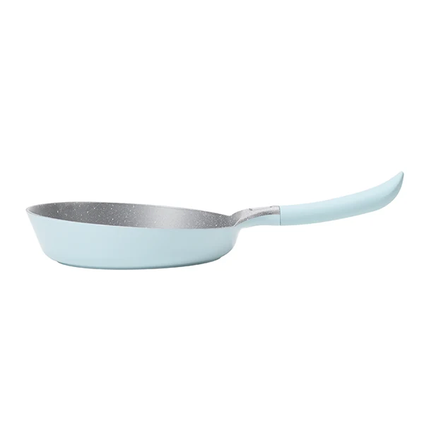 AKIS - LE MACARON Küchenset aus Aluminiumguss 3tlg. Topf+Pfannen Blau