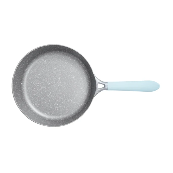 AKIS - LE MACARON Küchenset aus Aluminiumguss 2tlg. Topf Ø20+Pfanne Ø28 Blau