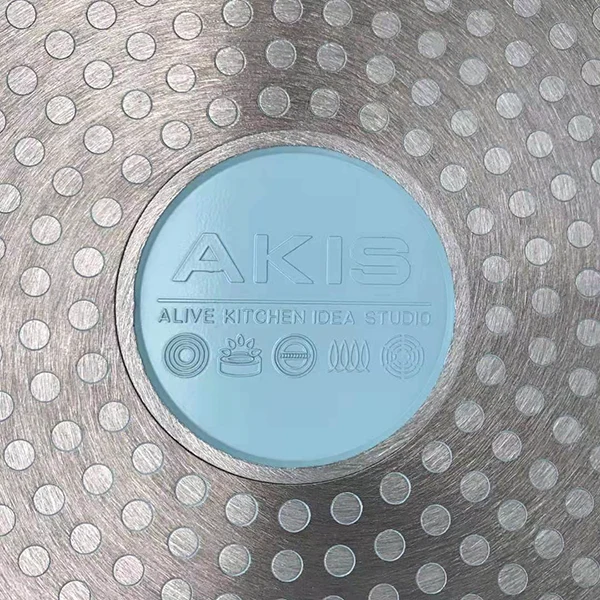AKIS - LE MACARON Küchenset aus Aluminiumguss 2tlg. Topf Ø20+Pfanne Ø24 Blau