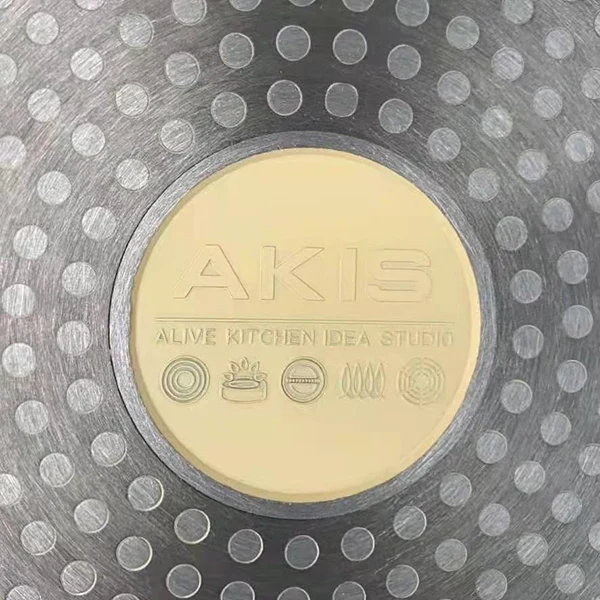 AKIS - LE MACARON Küchenset aus Aluminiumguss 2tlg. Pfannen Gelb