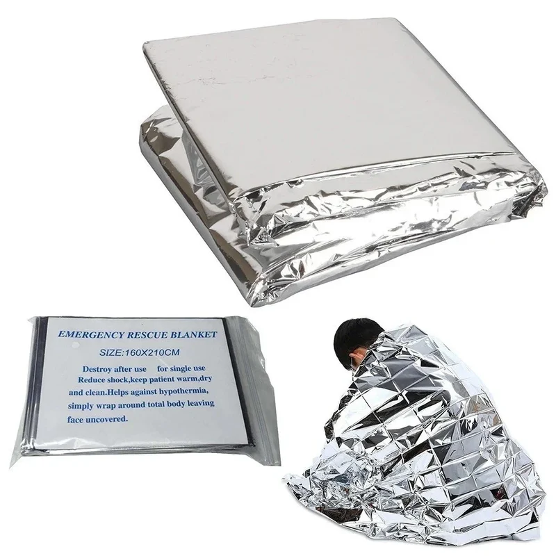 Rettungsdecke Thermodecke Notfalldecke 160x210 cm Erste Hilfe Outdoor Survival