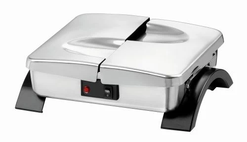 Chauffe-assiettes pro pliable inox – Capacité 12 assiettes 28 cm
