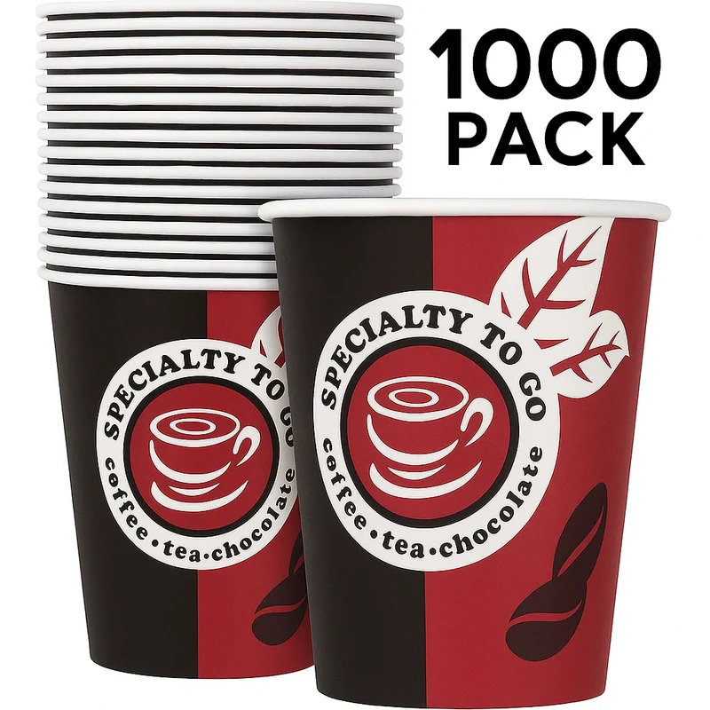 Pappbecher 200ml 8oz Kaffee To Go Becher Einweg Coffee Cup Heißgetränke Becher