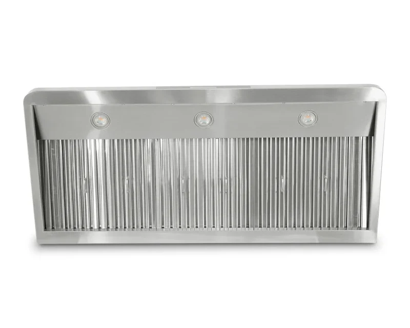 Hotte aspirante en inox - avec moteur - 1.200 x 560 x 250 mm