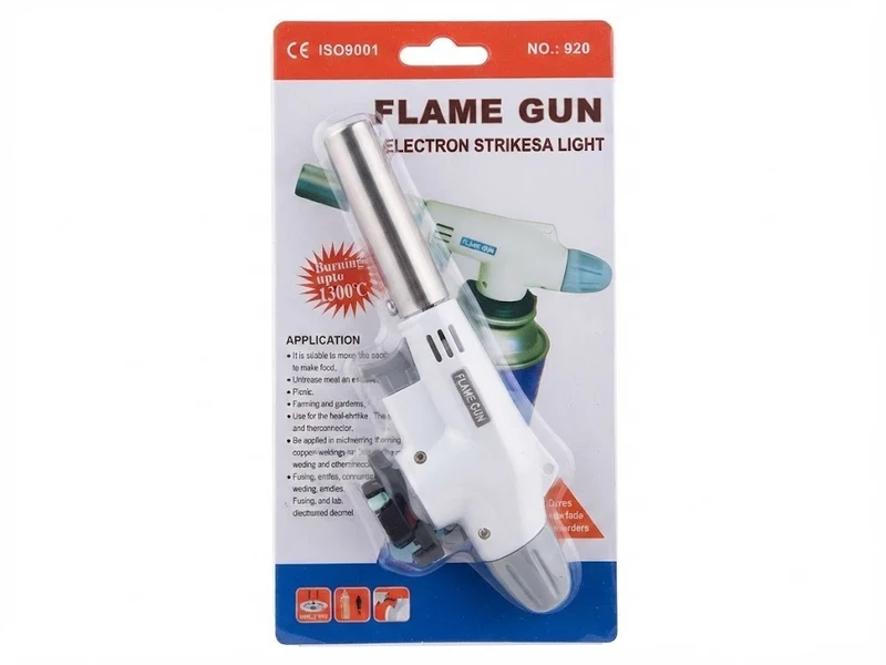 Gasbrenner Camping Gasbrenner mit Piezozünder Flammenregulierung Keramikeinsatz