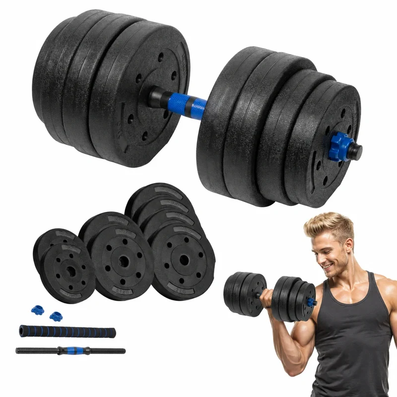 Kurzhantel Set Hantelset 20kg Hantel Krafttraining Hantelscheiben Muskeltraining
