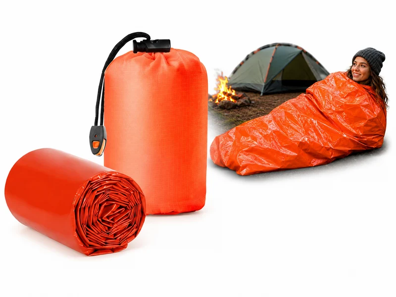 Notfall Schlafsack Biwaksack – Rettungsschlafsack wasserdicht für Outdoor & Surv