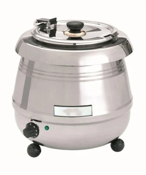 Soupière électrique inox 9 litres – grande capacité professionnelle