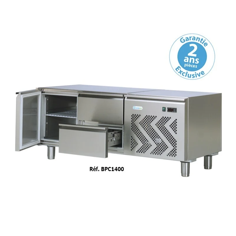 Tecnoinox - Soubassement réfrigéré - 170 litres - 4 tiroirs - Gamme 700 - BC1400