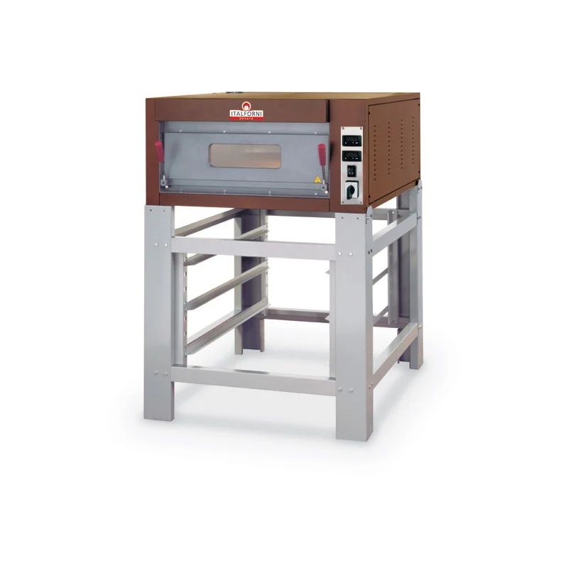 Italforni - Four à pizza - Série TK - 1 chambre - 6 pizzas - Commandes digitales - TK1BD