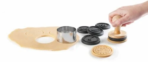 Kit de tampons décoratifs pour sablés et biscuits – Silicone alimentaire